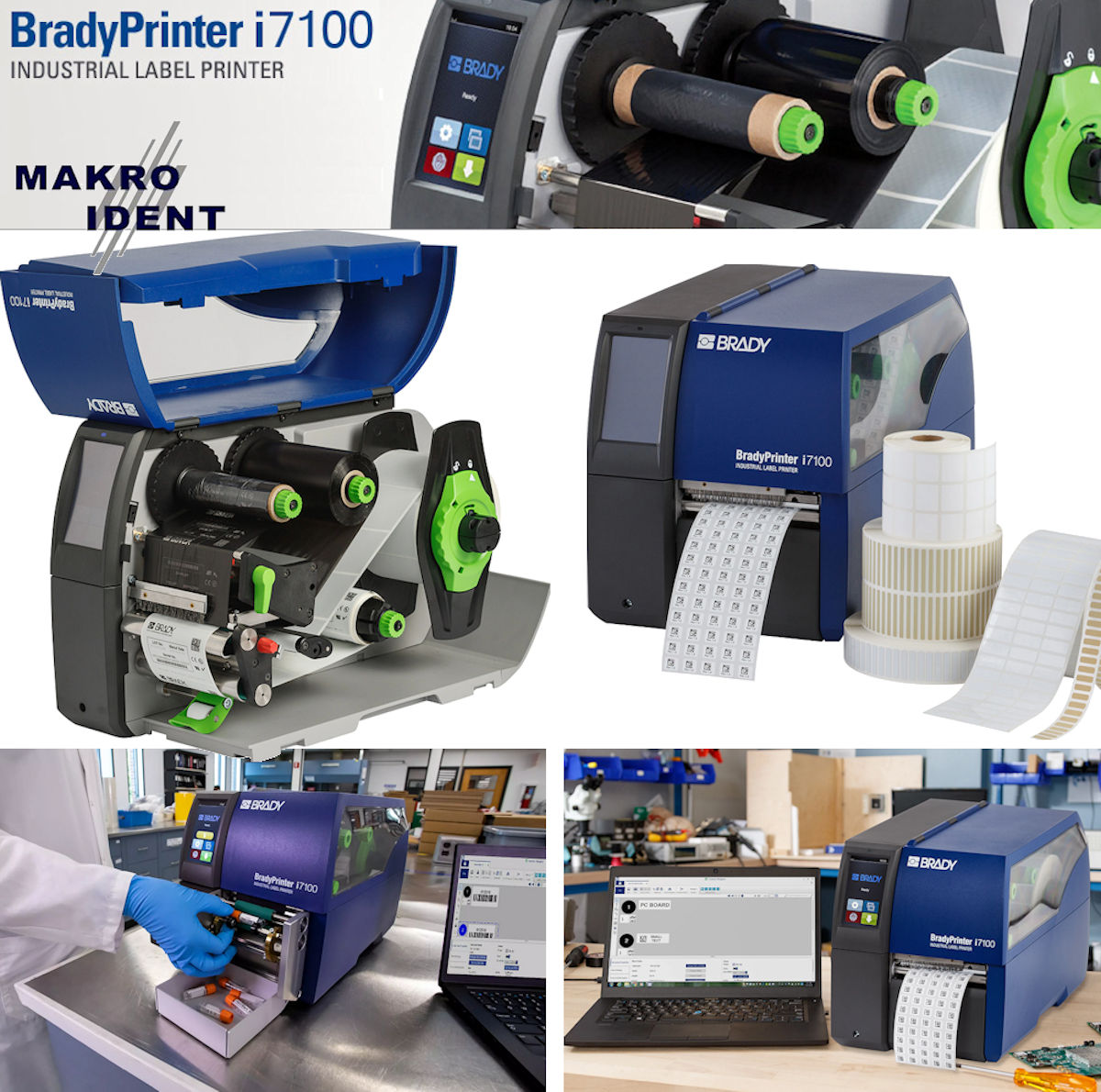 Brady i7100: Zuverlässiger Industrie HighSpeed-Etikettendrucker 