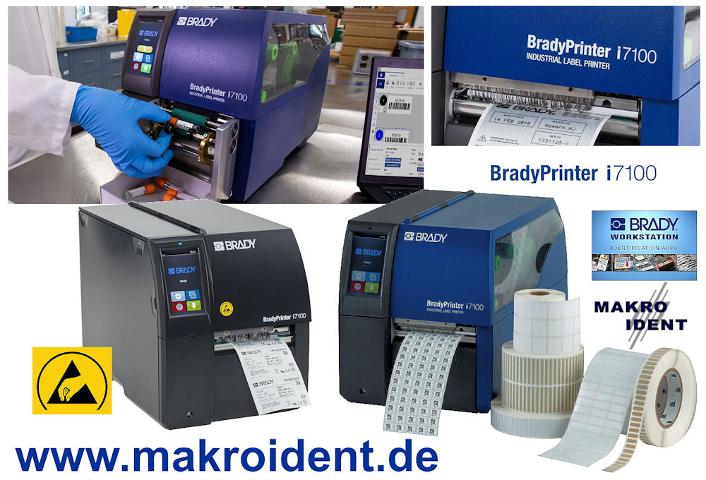 brady-i7100-etikettendrucker Brady i7100: Zuverlässiger Industrie Highspeed Etikettendrucker