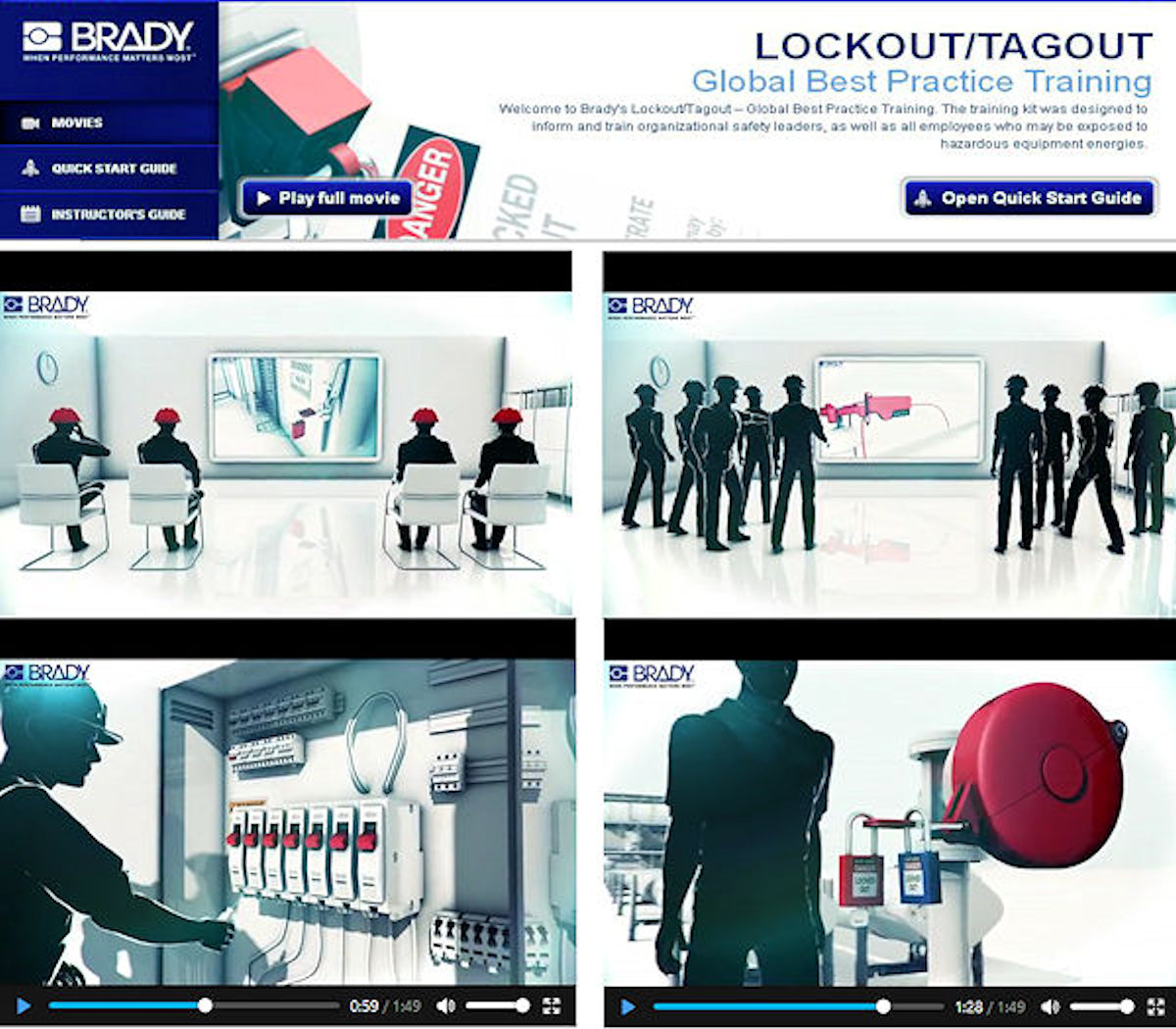 lockout-tagout-schulungsprogramm 9-sprachig aufgebautes Lockout-Tagout Schulungsprogramm
