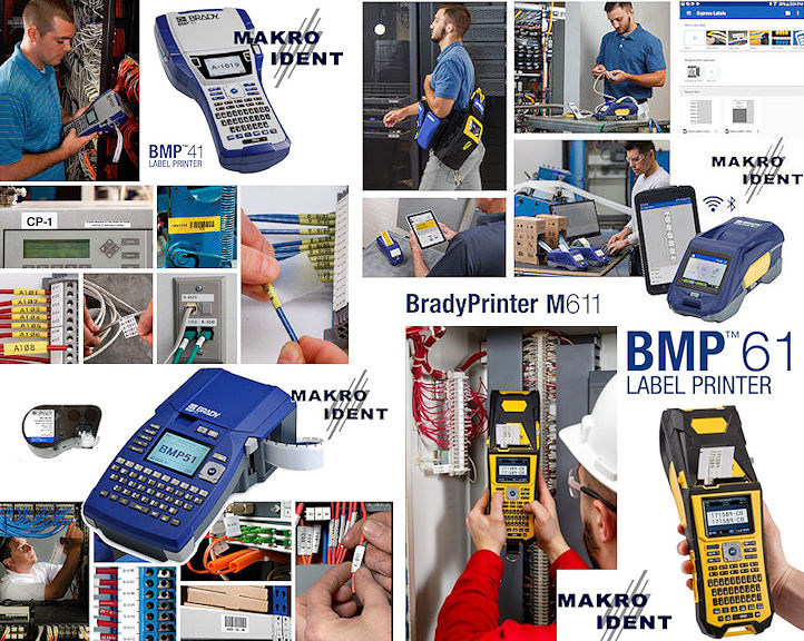 Mobile Brady-Etikettendrucker für Industrie, Labor, Elektrik und vieles mehr