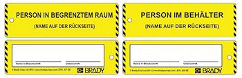 Personen in begrenztem Raum
