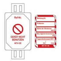 Microtag zur Hand-Arm-Vibrationskontrolle