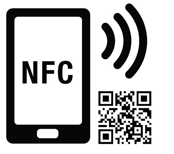 NFC und 2D-Code