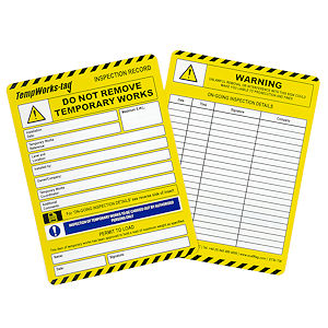 TempWorksTag Einsteckschild