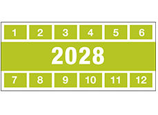 Prüfplaketten Date Inspection 2028