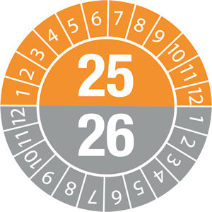 Prüfplaketten rund 2025-2026