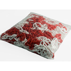 Sperrkette Rot-Wei&szlig;