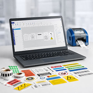 Brady Workstation zur Gestaltung und zum Druck von Etiketten
